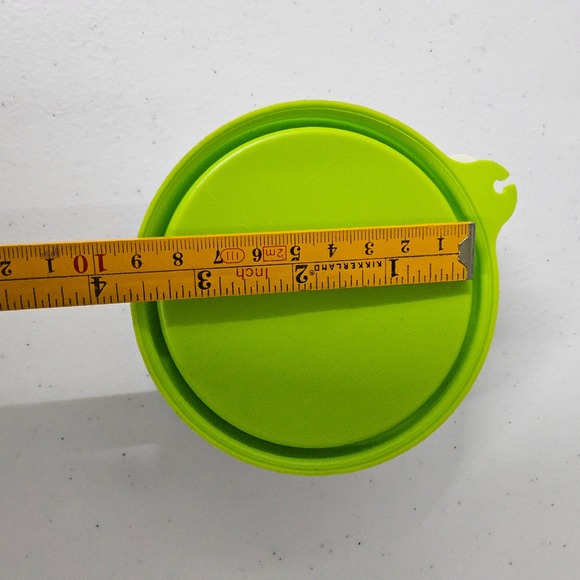 Tupperware Round Replacement Seals Lids Colorful Vintage Retro Set of 4 - Picture 8 of 8